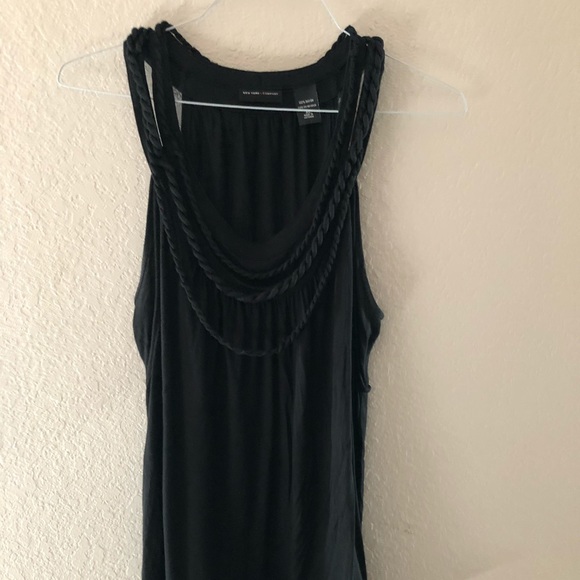 NY & Co Black braided tank. - Picture 1 of 2